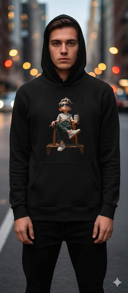 🔥 Chill Vibes Coffee Boy Hoodie – Premium Unisex Streetwear
