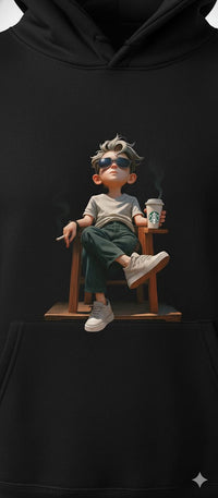 🔥 Chill Vibes Coffee Boy Hoodie – Premium Unisex Streetwear