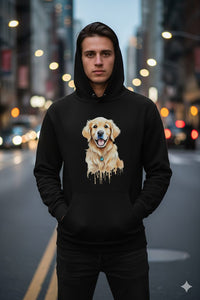 Golden Retriever Hoodie — Winter Streetwear Collection (Premium Cotton-Blend, Unisex)