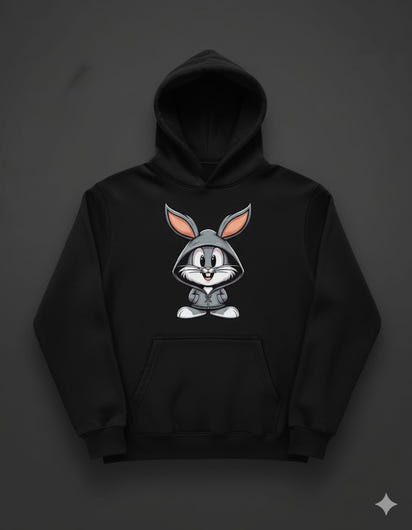Hoodie Bunny – Cute Streetwear Winter Hoodie