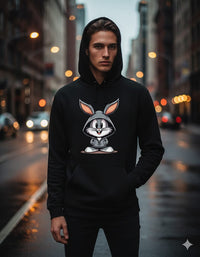 Hoodie Bunny – Cute Streetwear Winter Hoodie