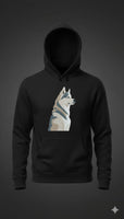 Husky Side Profile Hoodie — Winter Streetwear Collection